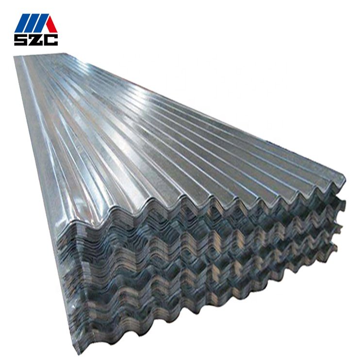 SGCC 0.14mm GI galvanized corrugated steel metal roofing tile sheet