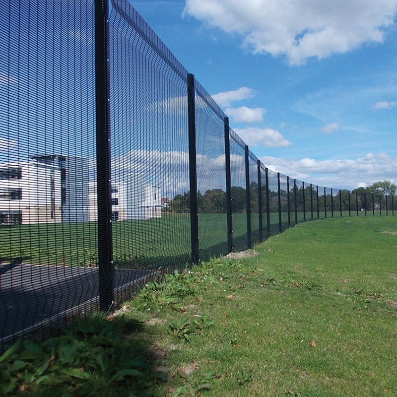 Wholesale 358 Fence Steel Wire Mesh Bridge Anti-Climb Guarding Dense Fence Airport Prison Security Welding Processing Included