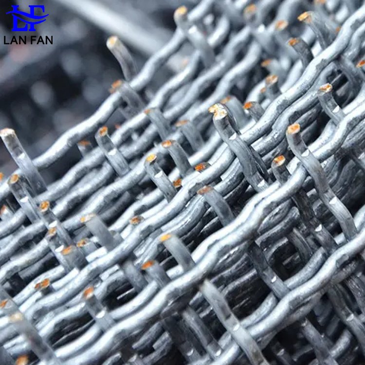 SWG 23 Stainless Steel Crimped Wire Mesh 65mn SS Decorative Curtains Steel Wire Mesh Crimped Wire