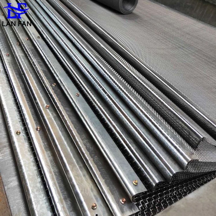 SWG 23 Stainless Steel Crimped Wire Mesh 65mn SS Decorative Curtains Steel Wire Mesh Crimped Wire