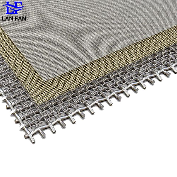 SWG 23 Stainless Steel Crimped Wire Mesh 65mn SS Decorative Curtains Steel Wire Mesh Crimped Wire