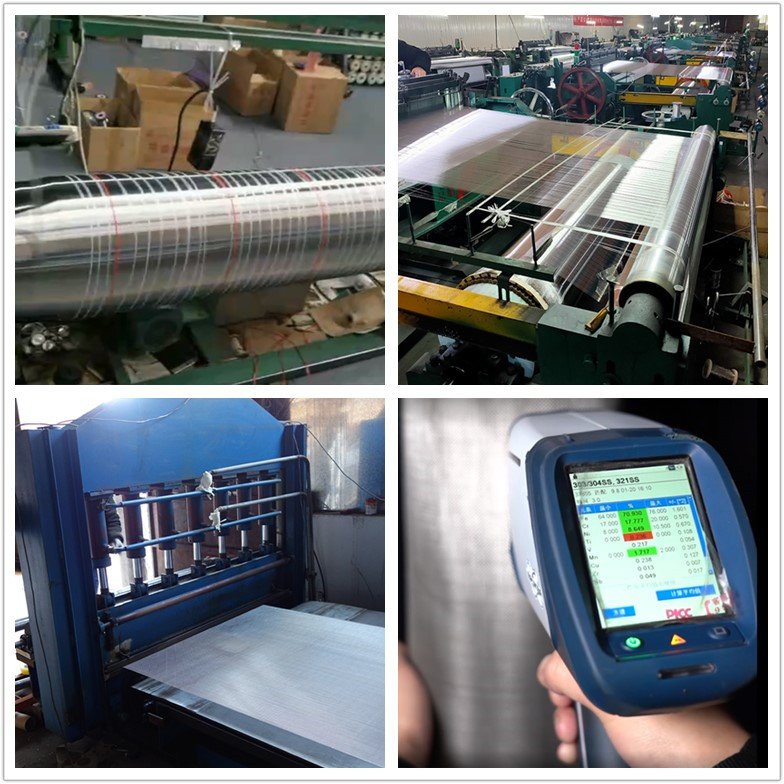 100 200 300 400 Micron Woven Stainless Steel Wire Mesh 304L 316L Filter Filtration Oil Screen