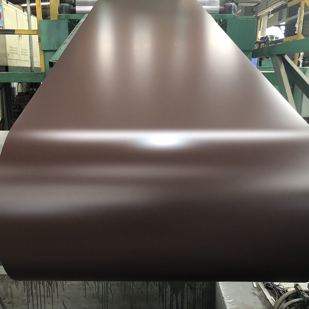 High quality ral8017 red color coated prepainted galvanized steel ppgi coil for south korea