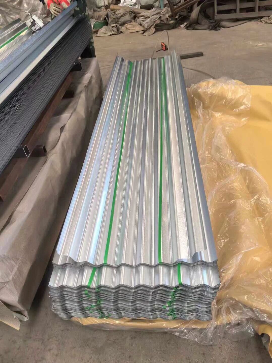 DX51D Aluzinc AZ150g Galvalume Zinc Corrugated Galvalume Steel Roofing Sheets