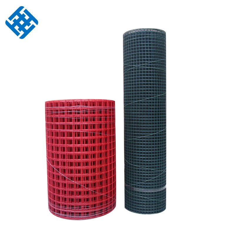 1.5 Meter Decorative Iron Net Fencing Mesh Roll Galvanized 2mm Wire with 8mm Aperture PVC Finished Wire Mesh Profile