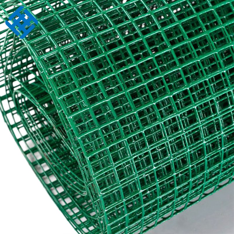 1.5 Meter Decorative Iron Net Fencing Mesh Roll Galvanized 2mm Wire with 8mm Aperture PVC Finished Wire Mesh Profile