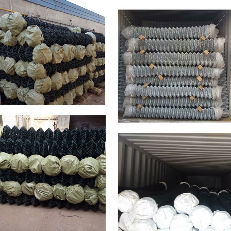 Outdoor Garden Game Fencing Roll Green Black Blue Plastic Coating Steel Wire Mesh 1.5mm to 4.0mm thick Cyclone Wire cost