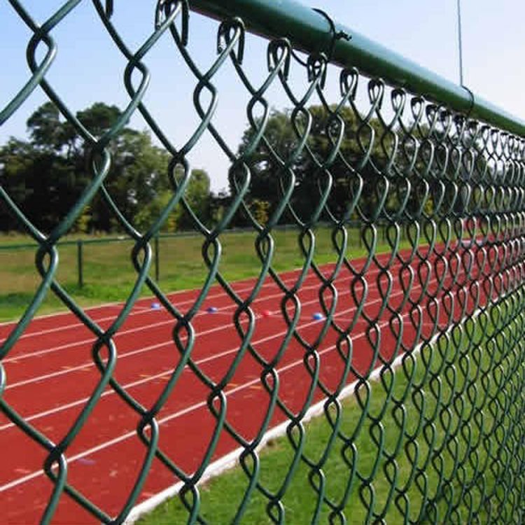 Outdoor Garden Game Fencing Roll Green Black Blue Plastic Coating Steel Wire Mesh 1.5mm to 4.0mm thick Cyclone Wire cost