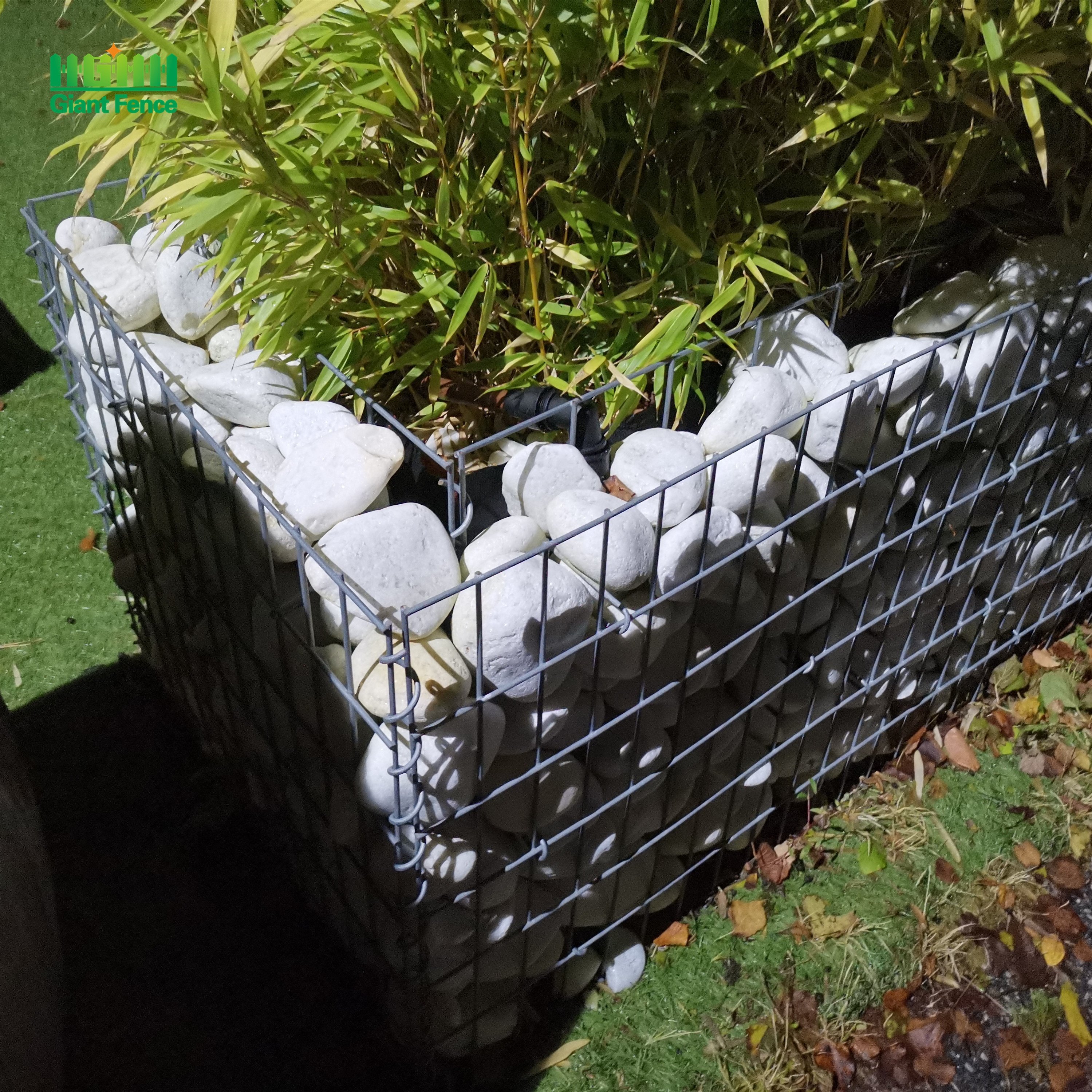 Decorative Gabione Wire Mesh Basket 2mm Diameter with 50mm 8mm Apertures Used Stone Retaining Wall Rock Fence Bending Wire Mesh