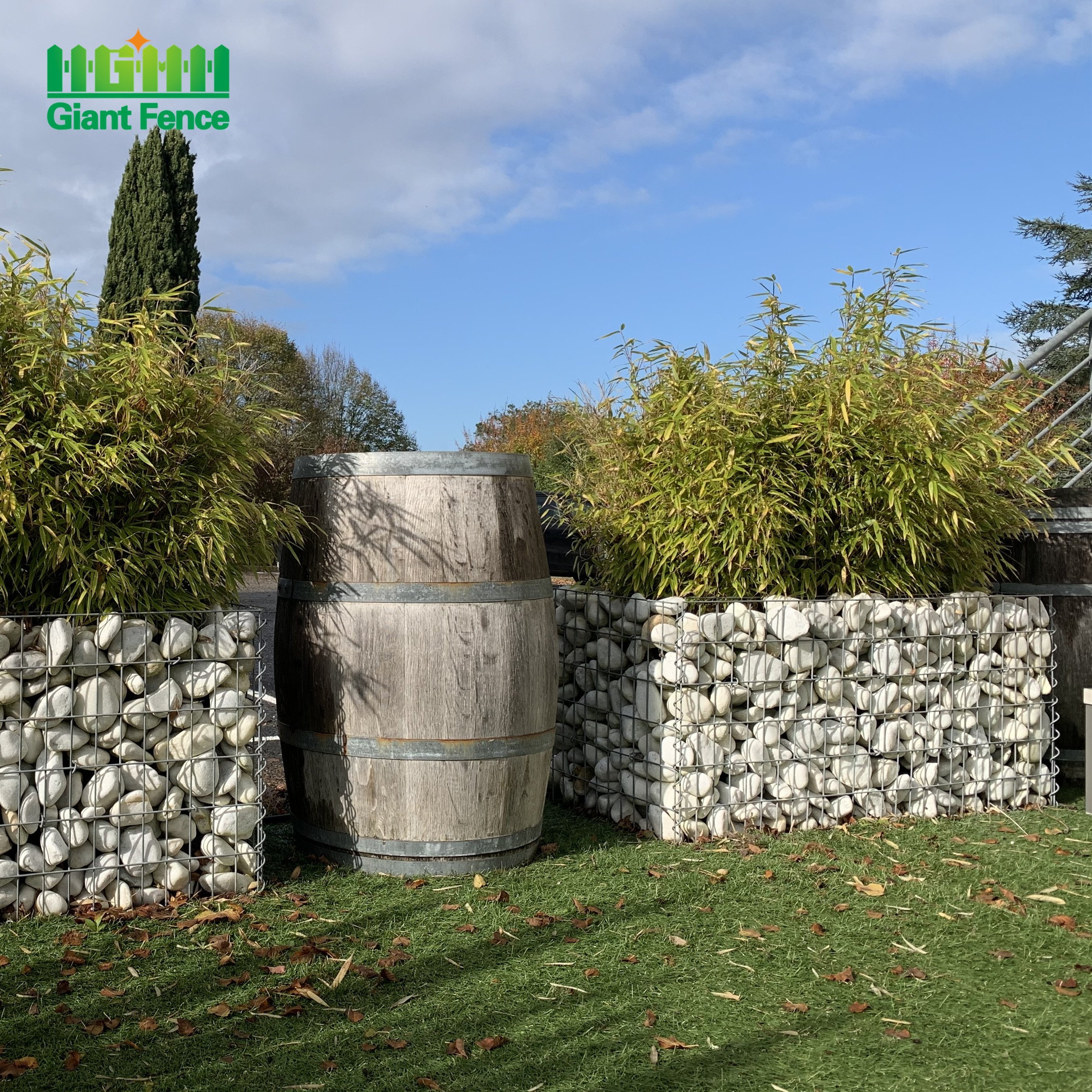 Decorative Gabione Wire Mesh Basket 2mm Diameter with 50mm 8mm Apertures Used Stone Retaining Wall Rock Fence Bending Wire Mesh