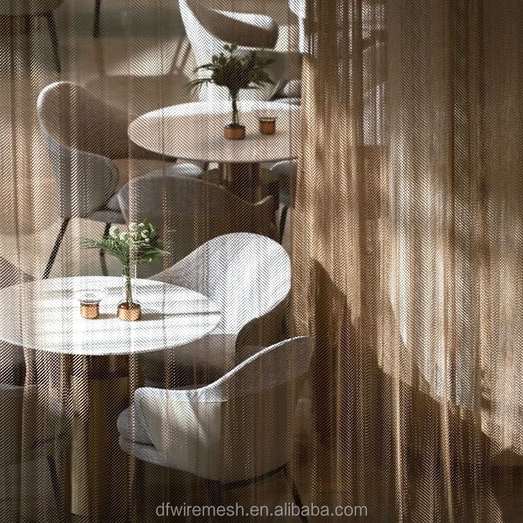 Metal Mesh Drapery, Metal Coil Drapery