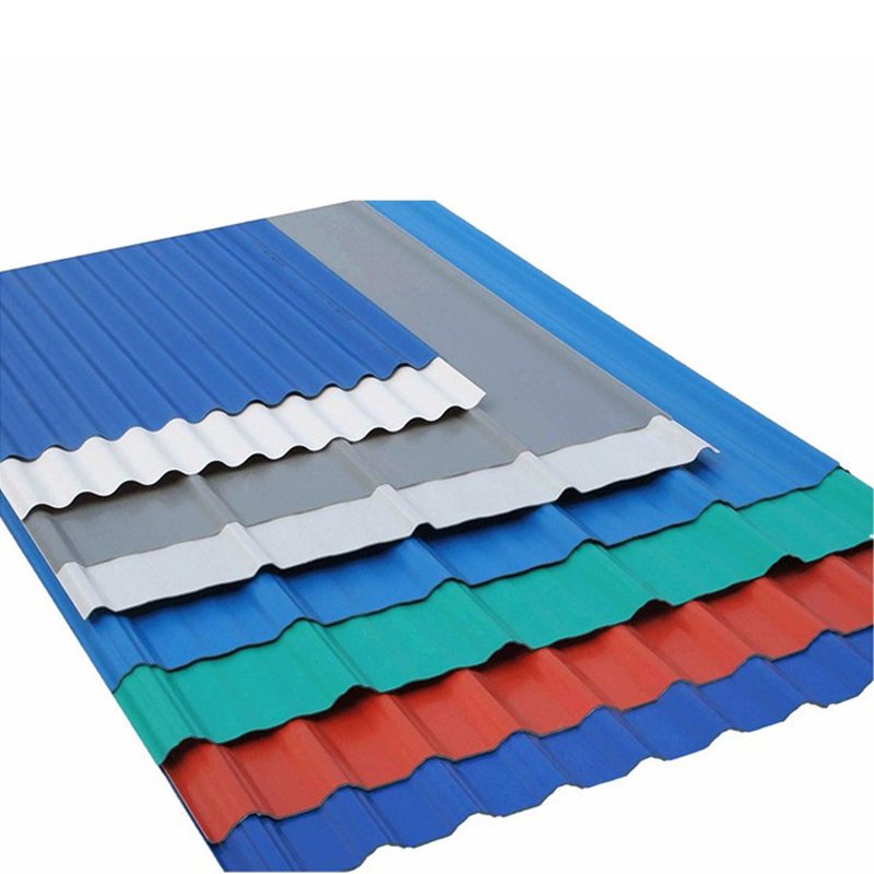 Galvanized zinc Roof Sheet Roofing Sheet building material roofing sheet color coated corrugated steel plate