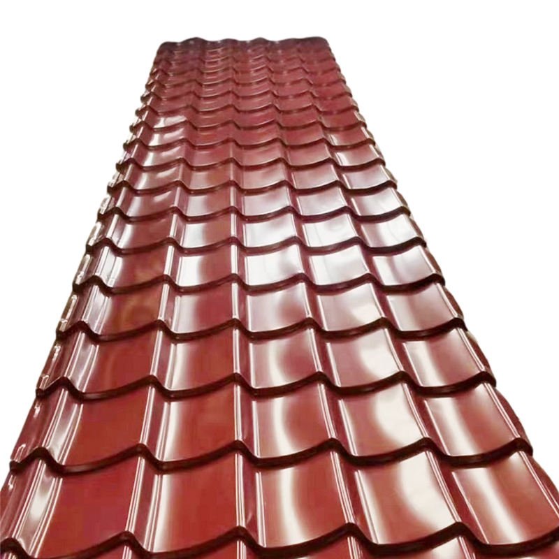 Galvanized zinc Roof Sheet Roofing Sheet building material roofing sheet color coated corrugated steel plate