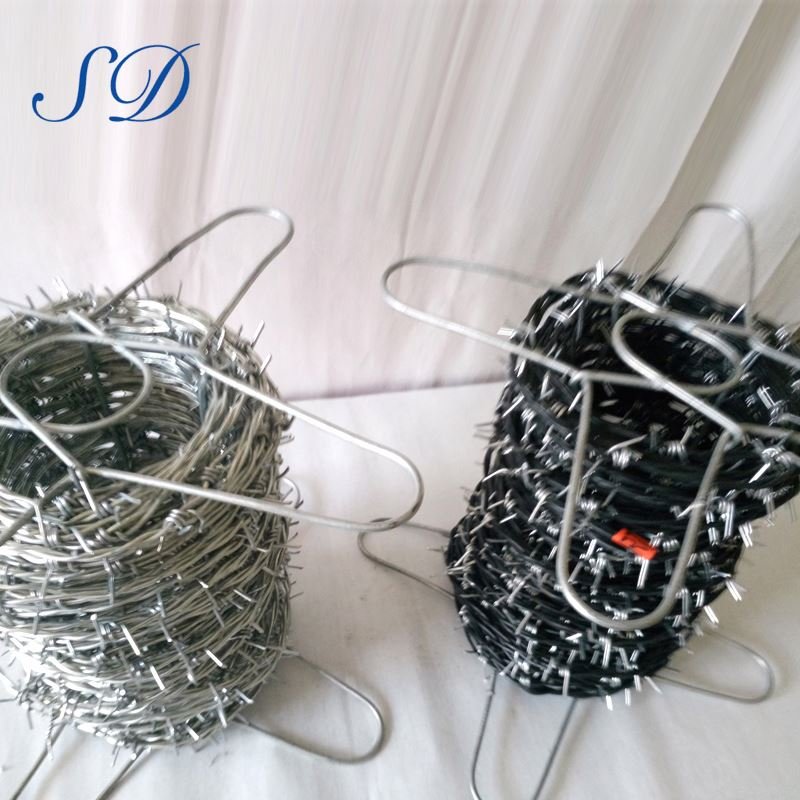 Types of Fence Barbed Wire Galvanized Protection Steel Wire High Quality 500 Meters Razor Blade Galvanized Rev Single Razor
