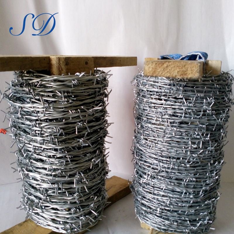 Types of Fence Barbed Wire Galvanized Protection Steel Wire High Quality 500 Meters Razor Blade Galvanized Rev Single Razor