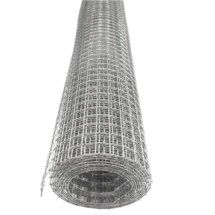Factory supply best price 1x1 Galvanized steel iron Wire Mesh malla electrosoldada Welded wire mesh