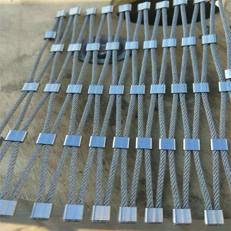 20mm 30mm 40mm 50mm Flexible Stainless Steel Wire Rope Mesh Zoo Aviary Netting