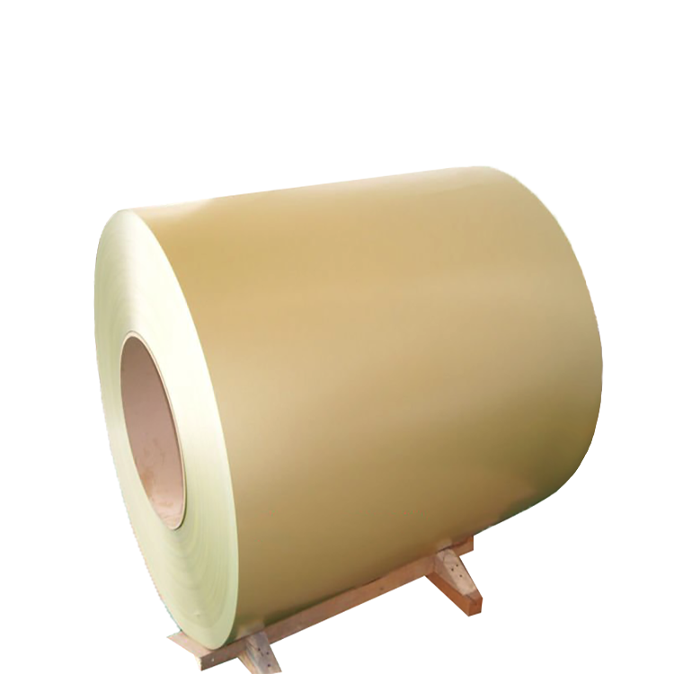 prefab house with golden color PPGI/ PPGL prepainted color coated galvanized steel sheet ppgi coils