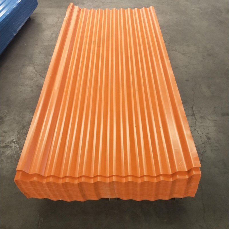 GI Steel Sheet Galvanized Color Coated Corrugated Steel Roof Sheet