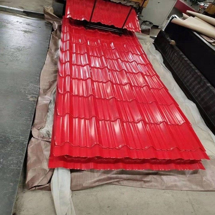 GI Steel Sheet Galvanized Color Coated Corrugated Steel Roof Sheet