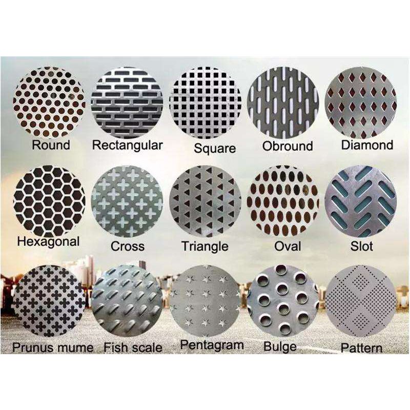 Decorative Micron Punched Hole Metal Mesh 1.2 3mm Aluminum /Stainless Steel 304 316 Round Hole Perforated Sheet metal