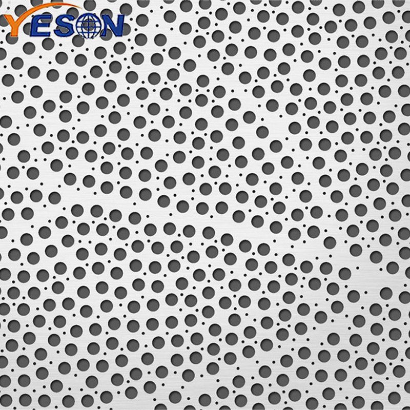 Decorative Micron Punched Hole Metal Mesh 1.2 3mm Aluminum /Stainless Steel 304 316 Round Hole Perforated Sheet metal