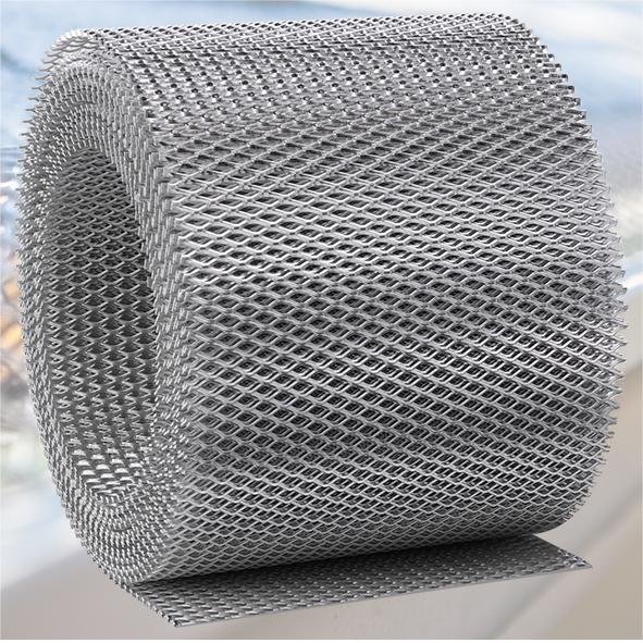 Aluminum Expanded Metal Mesh Galvanized Iron Expanded Mesh For Gutter Guard Protection Fence Wire Mesh