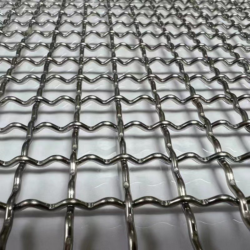 316L 1 Mesh Stainless Steel Woven Filter Mesh Screen Crimped Mesh
