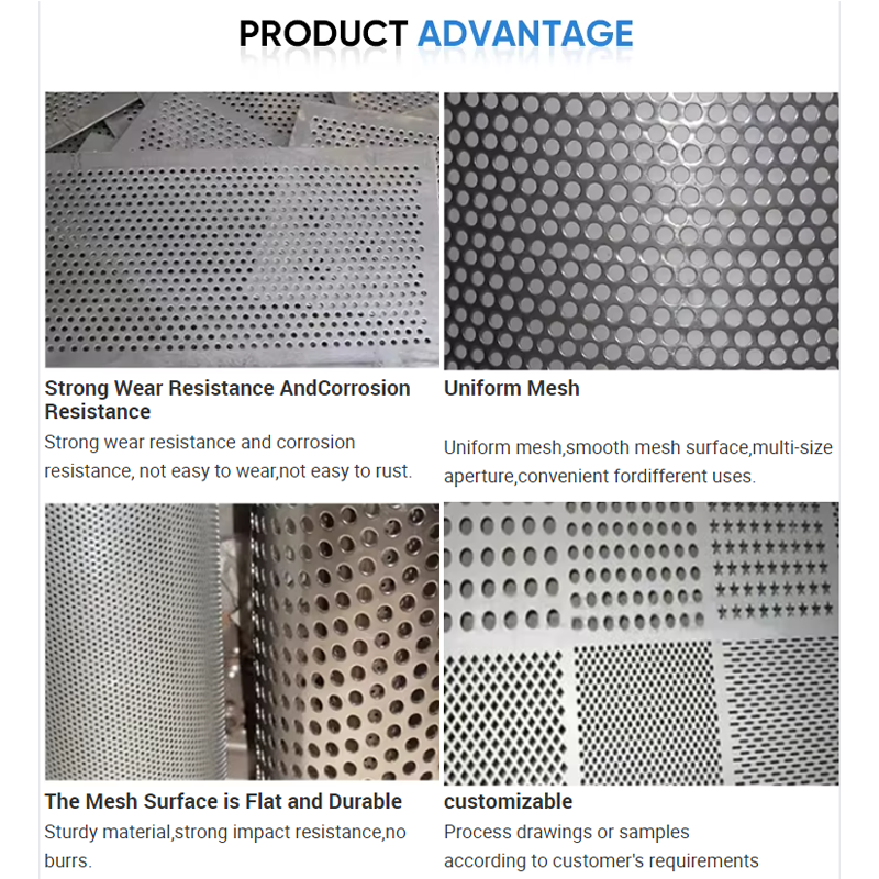 Hot sale micro perforated metal sheet Sheets High Quality Perforated Metal Mesh Perforated filter mesh