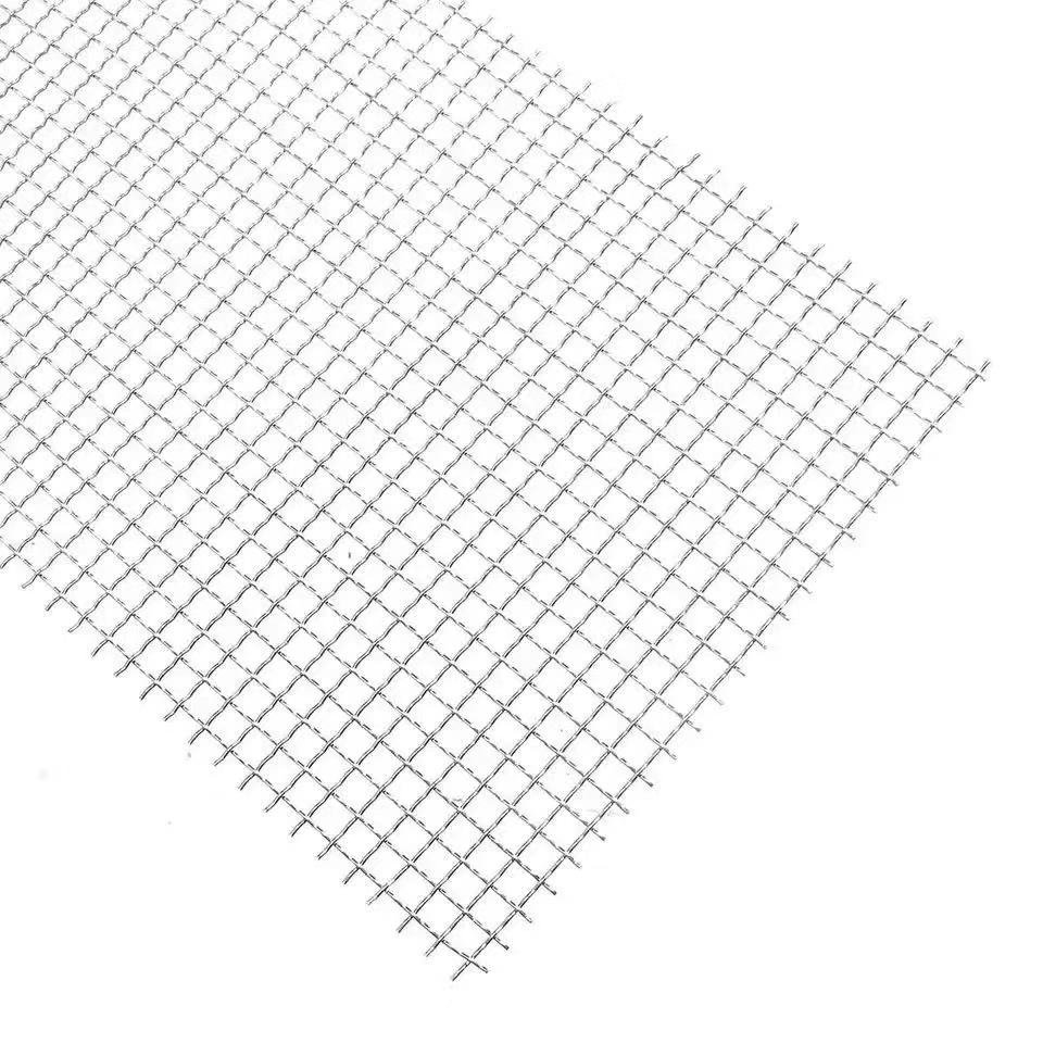 Customized 50 100 200 300 500 Micron Stainless Steel Woven Wire Mesh Screen