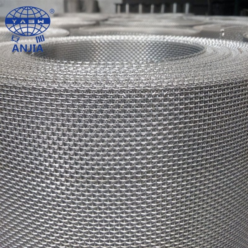 304 / 304L / 316 / 316L Ultra Fine Stainless Steel Sieve with Dimensions 6.5m x 1m Steel Wire Mesh
