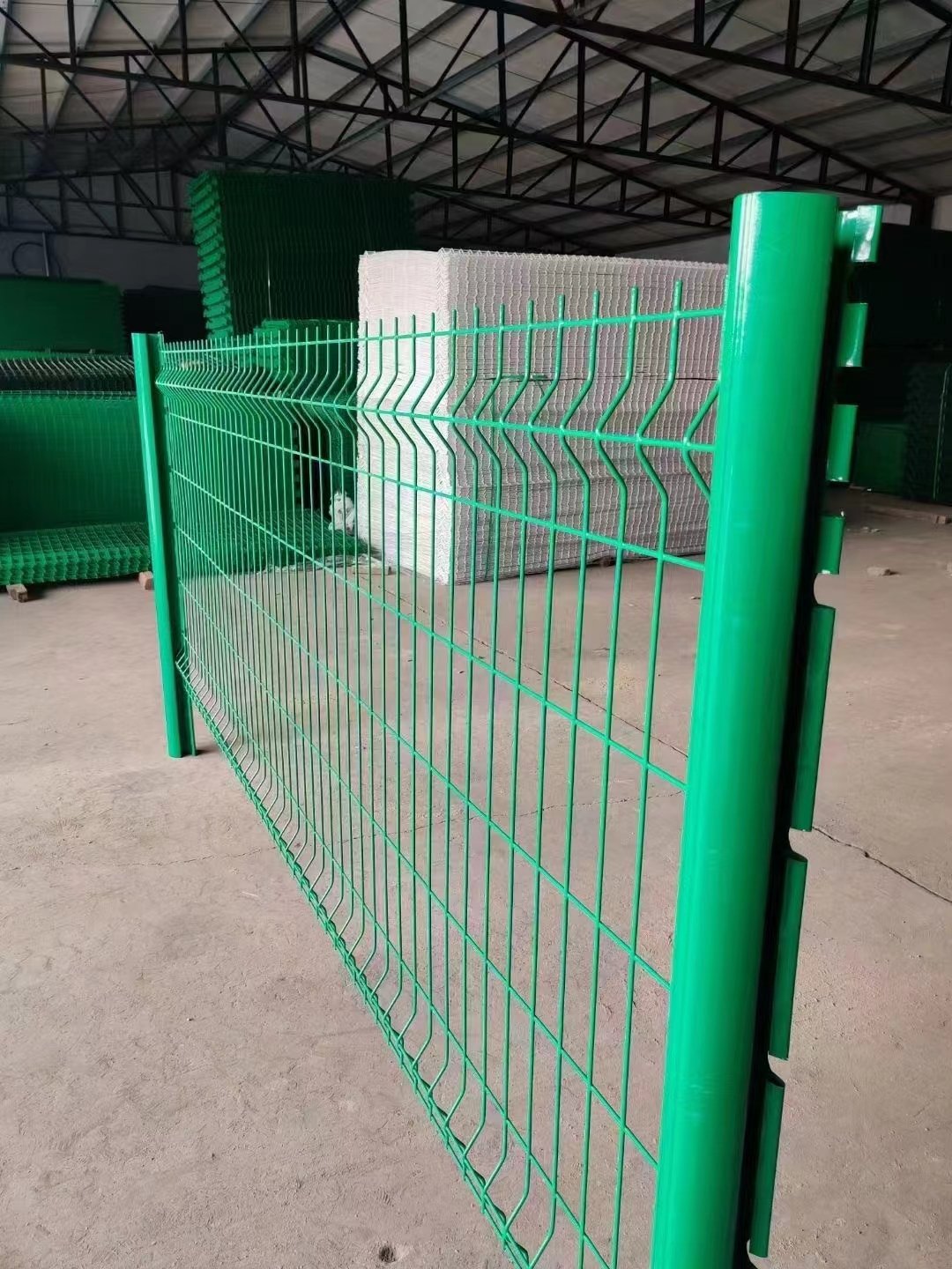 High zinc coating pvc coated 3d fence panel garden wire Hot Dipped Galvanized 3D Curved Fence Garden Fence