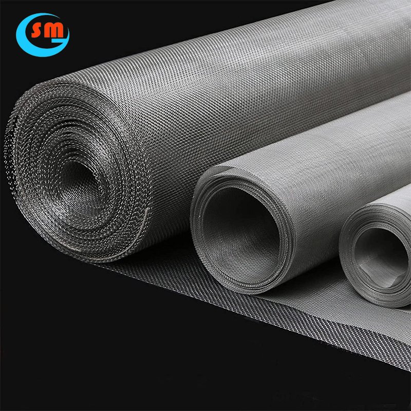 Long Using Life 304/316 Stainless Steel Wire Mesh Filter Screen Woven