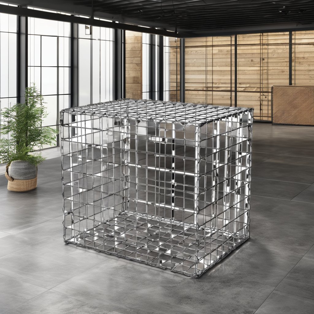 Galvanized Steel Iron Wire Square Basket Wire Mesh for Fencing Hexagonal Hole Stone Cage Net Gabion Box
