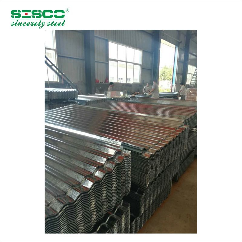 GB Standard Z100-Z275 Normal Spangle GI/GL Corrugated Galvanized Steel Sheet for Roofing of Warehouse&Airport&Railway Station
