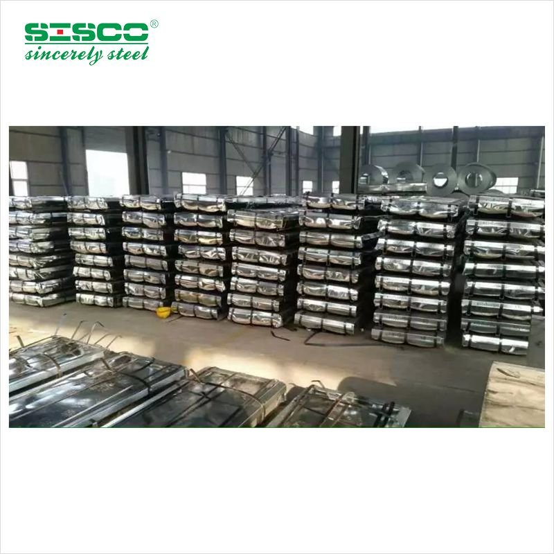 GB Standard Z100-Z275 Normal Spangle GI/GL Corrugated Galvanized Steel Sheet for Roofing of Warehouse&Airport&Railway Station