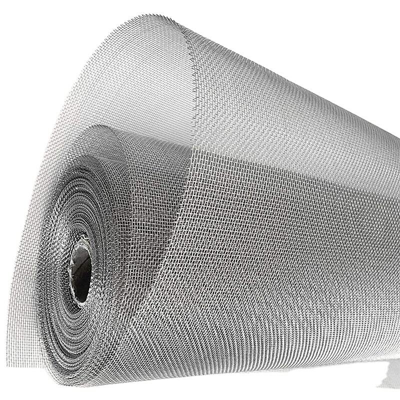 Low Price 304 316 310 410 430 Stainless Steel Wire Mesh Price Steel Mesh Cloth Roll
