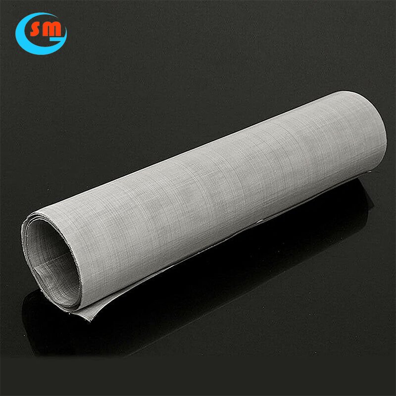 Low Price 304 316 310 410 430 Stainless Steel Wire Mesh Price Steel Mesh Cloth Roll