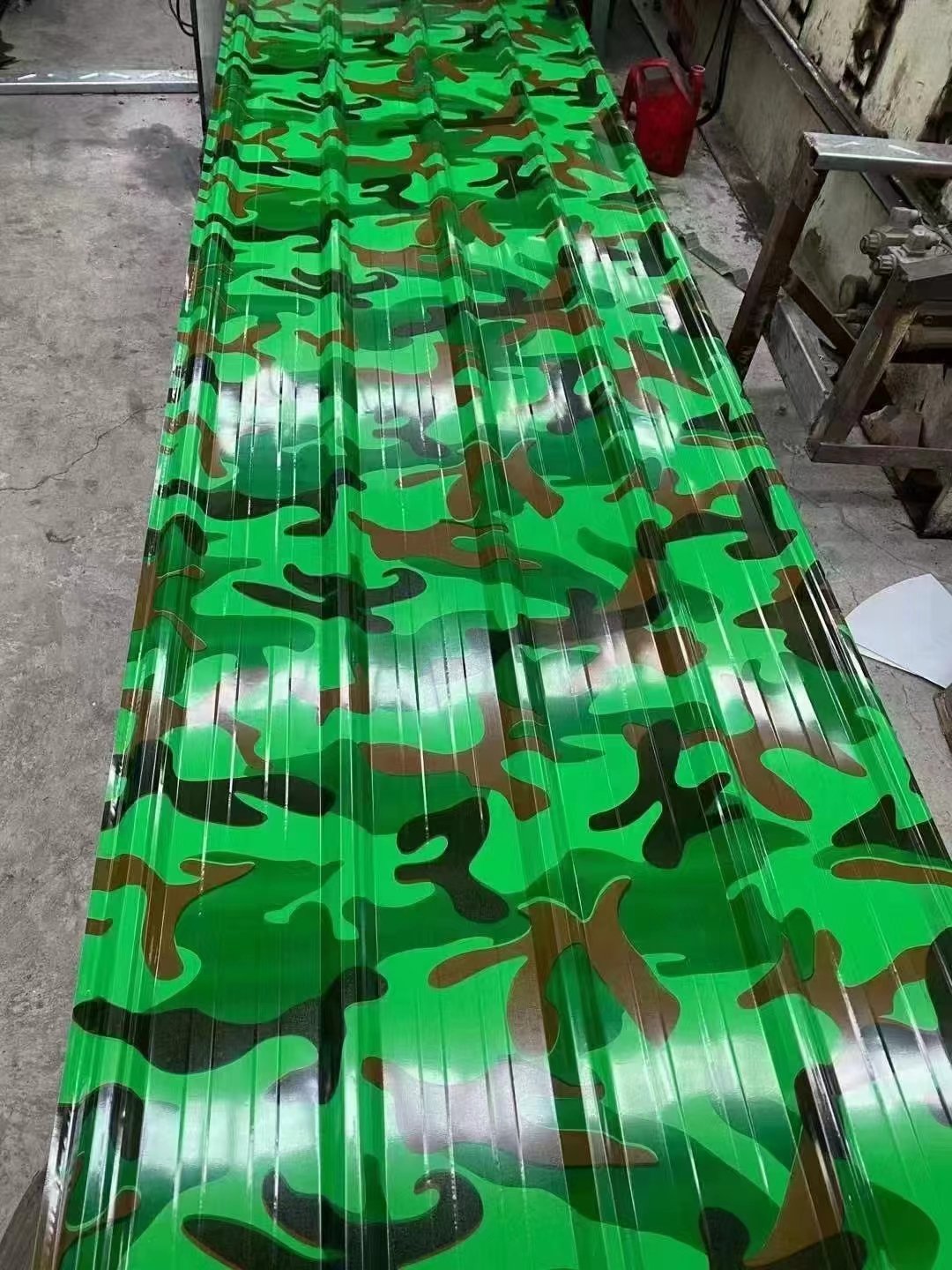 Building Material Steel Plate Galvanized Surface Roof Sheet Ral Colored Metal Ppgi Corrugated Steel Sheet
