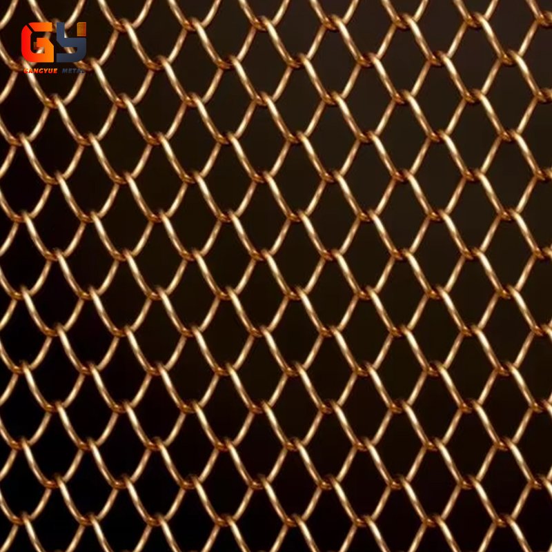 Decorative mesh stainless steel ring mesh metal link chain decorative wire mesh