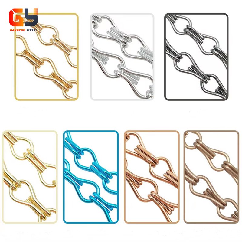 Decorative mesh stainless steel ring mesh metal link chain decorative wire mesh