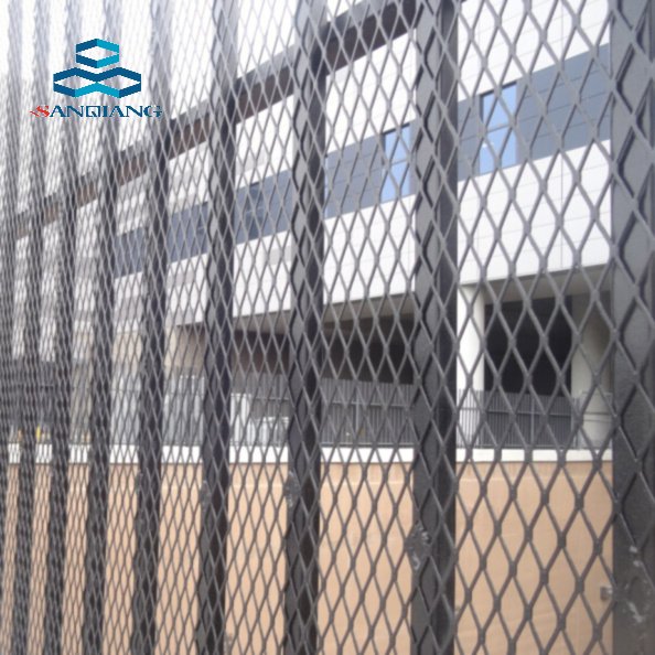 expanded mesh manufacture galvanized powder coated expanded mesh fence with frame