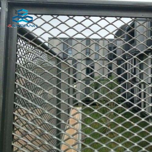 expanded mesh manufacture galvanized powder coated expanded mesh fence with frame