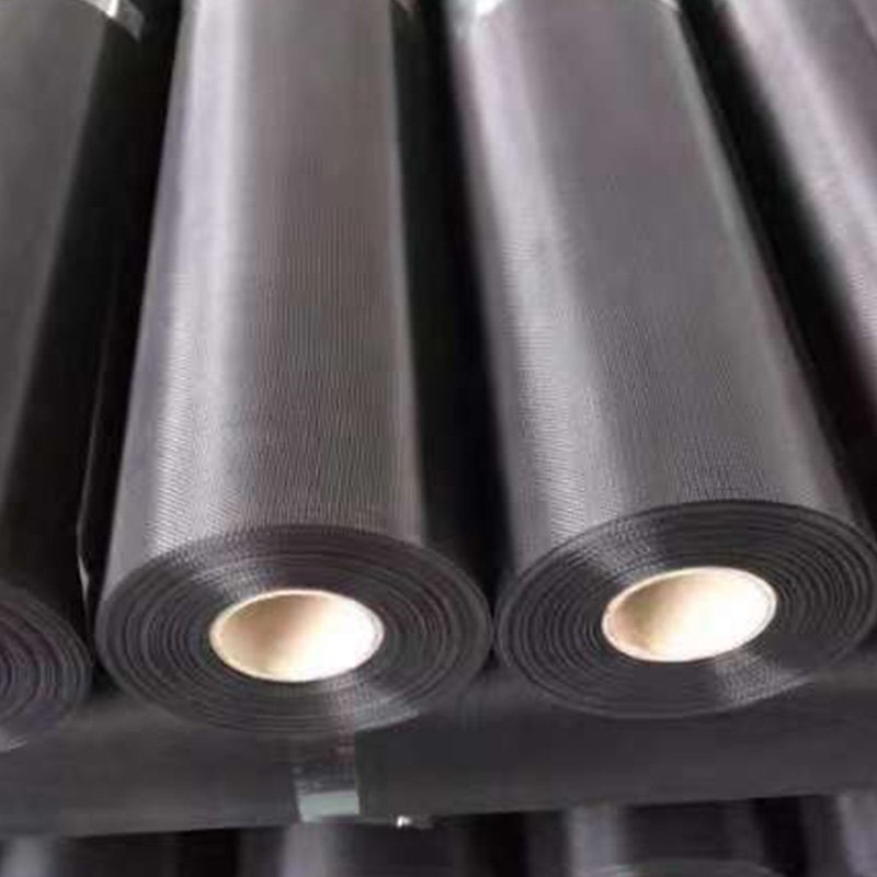 Factory Direct Sale High Quality Oil-Resistant Epoxy Coated Black Steel Wire Mesh Hydraulic Filter Support Mesh