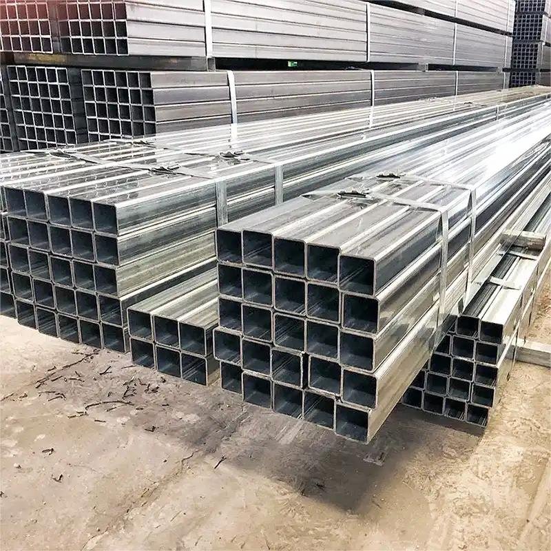 Best selling manufacturers with low price and high quality galvanized square rectangular steel pipe