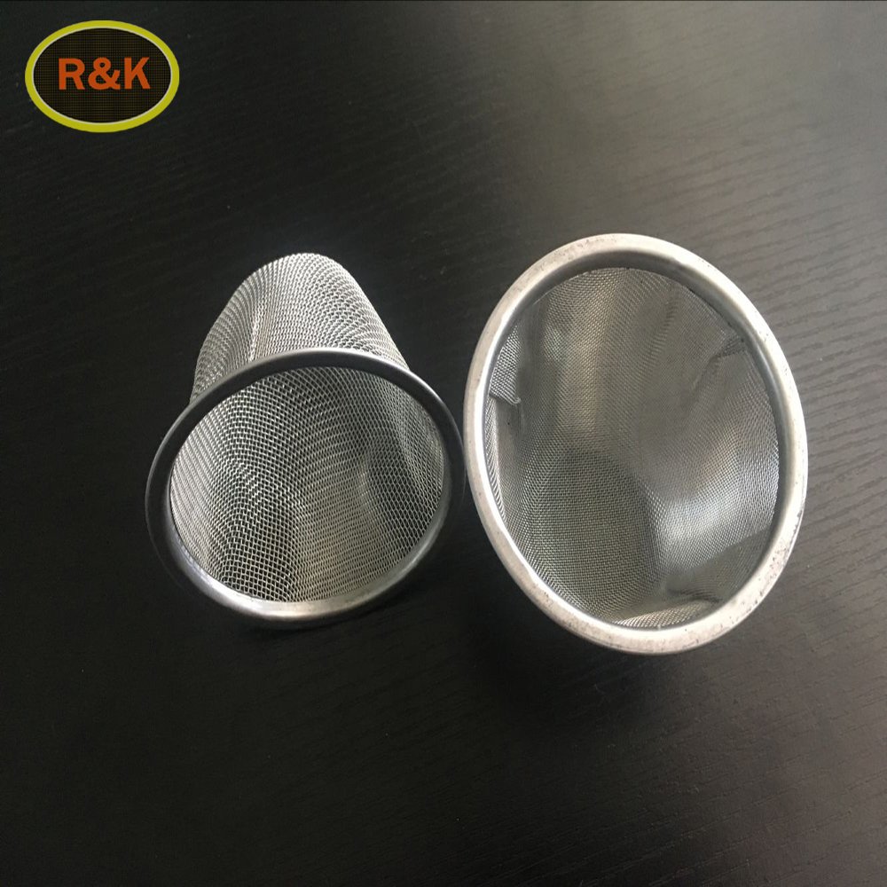 SUS 304 Food Grade 40 50 60 80 Mesh Stainless Steel Wire Mesh Filter Basket