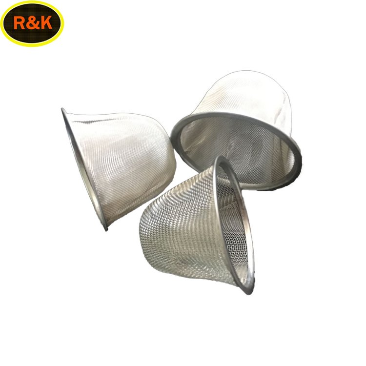 SUS 304 Food Grade 40 50 60 80 Mesh Stainless Steel Wire Mesh Filter Basket
