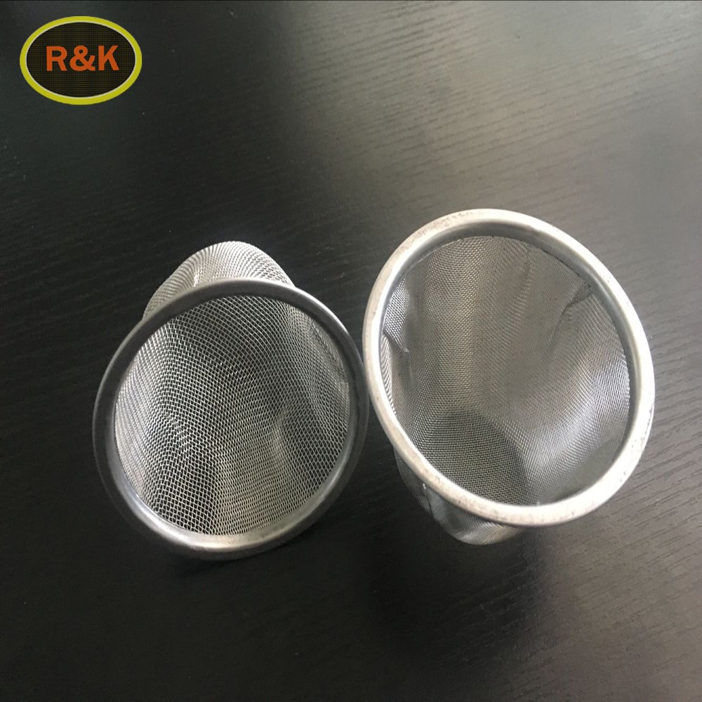 SUS 304 Food Grade 40 50 60 80 Mesh Stainless Steel Wire Mesh Filter Basket