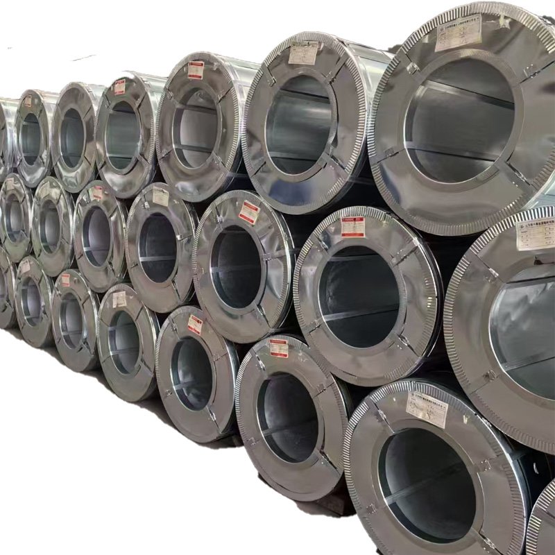 Large Stock Galvanized Steel Coil 12-28 Gauge JIS/GS/API/BIS certified Slightly Oiled Processed for Cutting Welding Bending