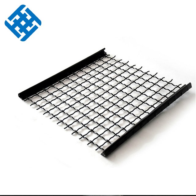 High Tensile 65mn 45# Manganese steel Iron wire woven Quarry Vibrating Screen Mesh Crimped Wire Mesh